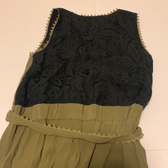 Anthropologie Leifsdottir Green and Black Jumpsuit - Women’s Size 8 - Picture 4 of 9